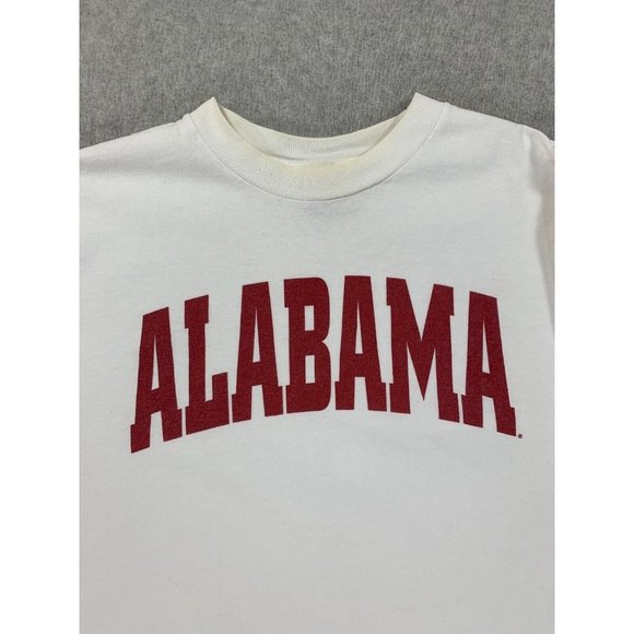 Alabama Crimson Tide BamaStuff Short Sleeve Tee Shirt (Men's Medium) White - Picture 2 of 11